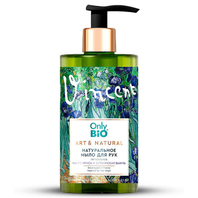 Изображение товара Жидкое мыло Only Bio с питательным маслом ириса и ванилью 420 мл