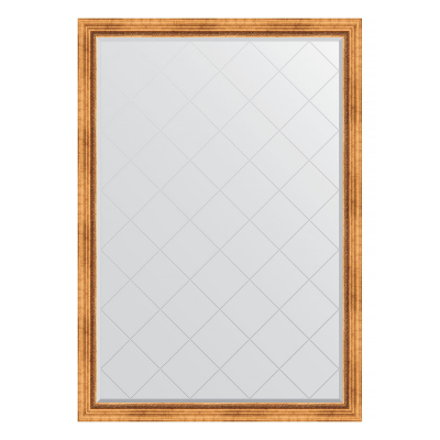 Изображение товара Зеркало с гравировкой в багетной раме Evoform римское золото 88 мм 131x186 см 