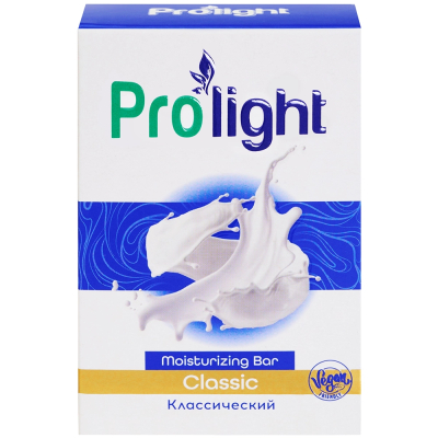 Изображение товара Мыло туалетное PROLIGHT Классическое 80 гр для рук Изображение товара Мыло туалетное PROLIGHT Классическое 80 гр для рук