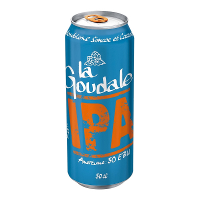 Изображение товара Пиво светлое фильтрованное Brasserie Goudale, "La Goudale" IPA, ж/б, 0.5 л
