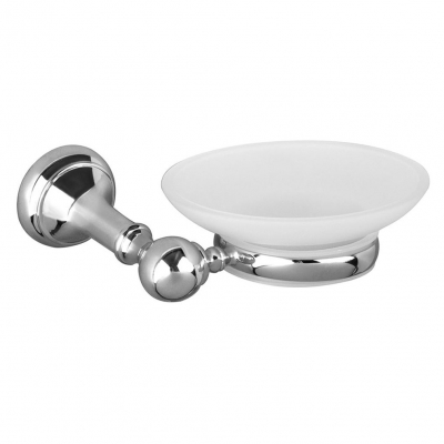 Изображение товара Мыльница настенная Verran матовая с серебряным 14х13,7х4,5 см