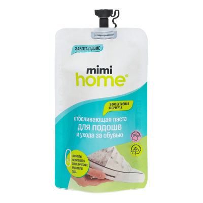 Изображение товара Отбеливающая паста Mimi Home для обуви 100 мл - эффективное средство для ухода Изображение товара Отбеливающая паста Mimi Home для обуви 100 мл - эффективное средство для ухода