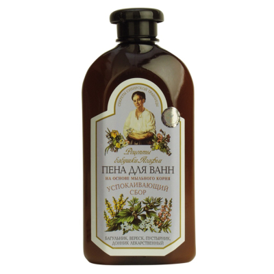 Изображение товара Пена для ванн Рецепты бабушки Агафьи успокаивающий сбор 500 мл Изображение товара Пена для ванн Рецепты бабушки Агафьи успокаивающий сбор 500 мл