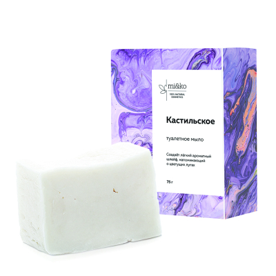 Изображение товара Туалетное мыло Mi&ko Кастильское 75 г