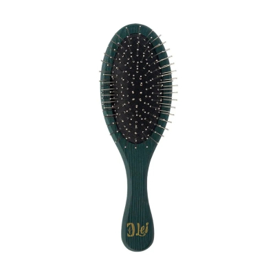 Изображение товара Массажная расчёска Lei Green из дерева для волос с металлическими зубцами
