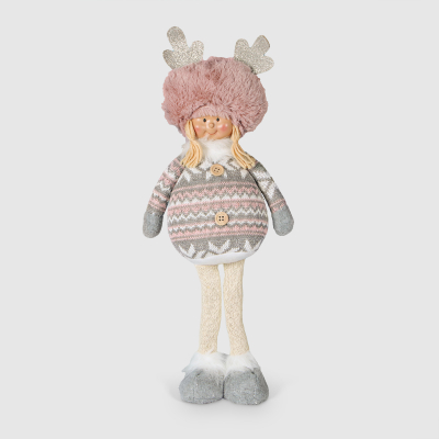 Изображение товара Декоративная фигура девочка в розовой шапке 42 см Cheng kuo