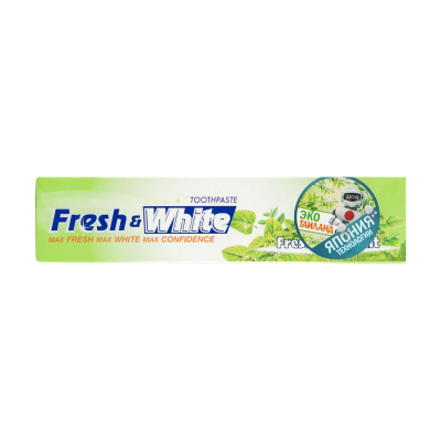 Изображение товара Зубная паста Fresh&White прохладная мята 160 г защита от кариеса
