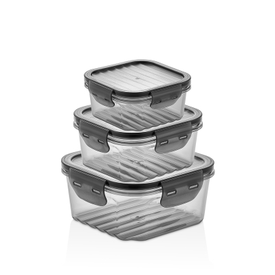 Изображение товара Набор контейнеров герметичных Qlux quick 3шт 1,4/0,8/0,4 л