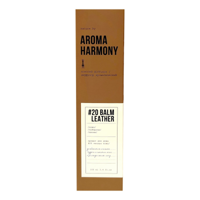Изображение товара Ароматический диффузор Aroma Harmony 20 Balm leather 100 мл с насыщенными ароматами кожи и виски