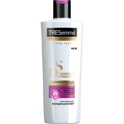 Изображение товара Кондиционер TRESemme Diamond Strength Укрепляющий 400 мл для ломких волос Изображение товара Кондиционер TRESemme Diamond Strength Укрепляющий 400 мл для ломких волос