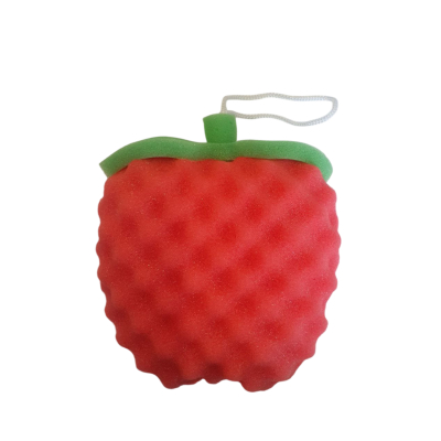 Изображение товара Губка для тела Maeth Фрукт Красный с Зеленым Мягкая и Эффективная для очищения кожи