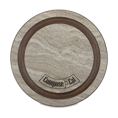 Изображение товара Подставка под кружку ComposeEat Бирдекель травертин капучино 9,5 см