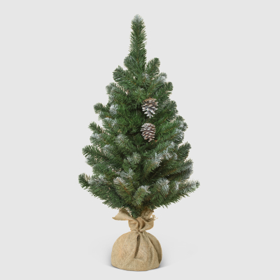 Изображение товара Искусственная елка Царь-Елка Снежная королева 60 см с шишками