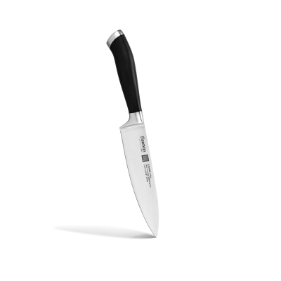 Изображение товара Поворской нож Fissman Elegance 15 см из нержавеющей стали с черной рукояткой для универсальных зада Изображение товара Поворской нож Fissman Elegance 15 см из нержавеющей стали с черной рукояткой для универсальных зада