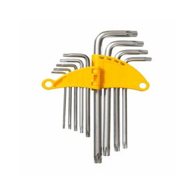 Изображение товара Набор больших ключей TORX КРЕОСТ 9 шт - надежный инструмент для соединений