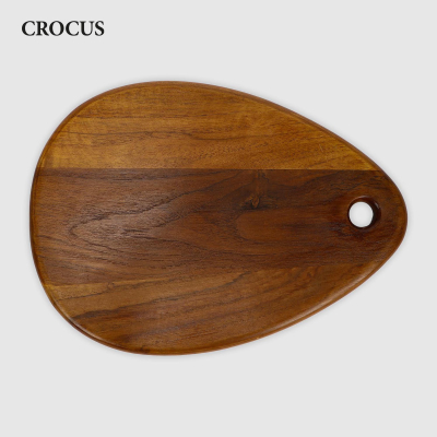 Изображение товара Доска разделочная Crocus Hati из тика, натуральное дерево, 31x23 см Изображение товара Доска разделочная Crocus Hati из тика, натуральное дерево, 31x23 см