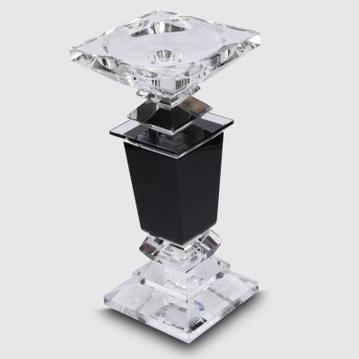 Изображение товара Подсвечник Crocus хрустальный 1 свеча 9x9x19.5 см