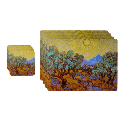 Изображение товара Набор подставок Genlex оливковая роща 4 шт и костров 4 шт для горячего