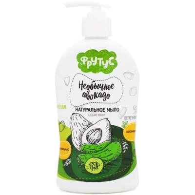 Изображение товара Мыло жидкое для рук Фрутус Необычное авокадо 500 мл