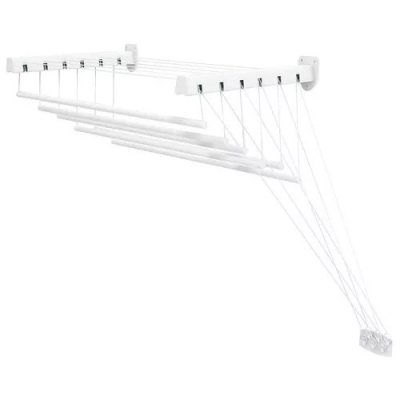 Изображение товара Настенно-потолочная сушилка Casa si Pickup 160 VT 160x43x135 см белая для белья Изображение товара Настенно-потолочная сушилка Casa si Pickup 160 VT 160x43x135 см белая для белья