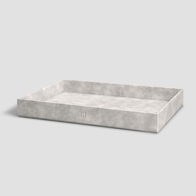 Изображение товара Поднос прямоугольный Togas Данфорд серый 33х45 см