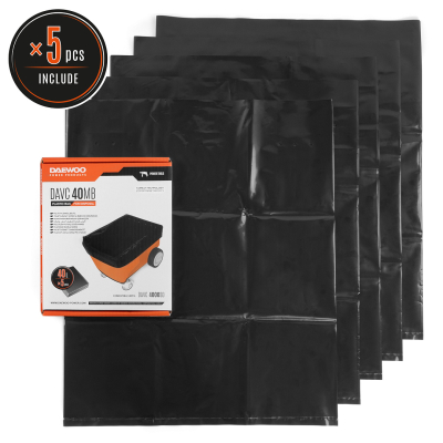 Изображение товара Мешок для мусора DAEWOO DAVC 40MB 5 штук для пылесоса