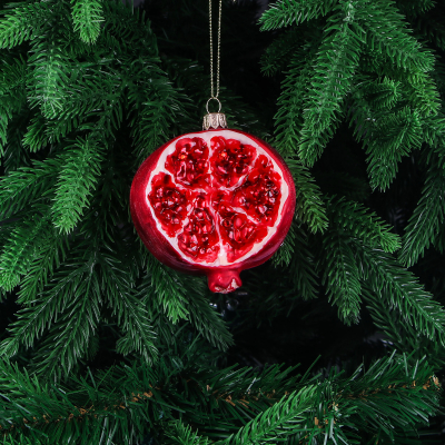 Изображение товара Игрушка ёлочная Snow and Stars гранат большой
