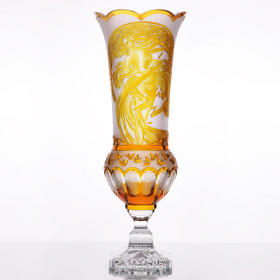 Изображение товара Ваза Arnstadt Аладдин 40 см из цветного хрусталя