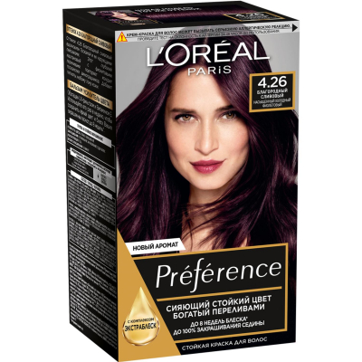 Изображение товара Краска для волос L'Oreal Paris Preference 4.26 Благородный Сливовый