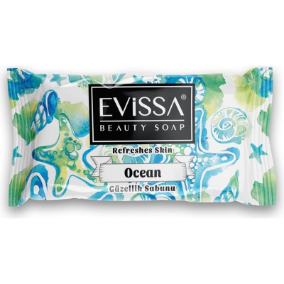 Изображение товара Мыло туалетное Evissa Океан 85 г для рук унисекс безопасное и освежающее