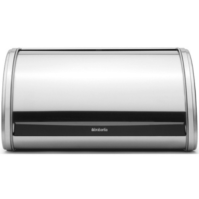 Изображение товара Хлебница Brabantia 348907 из нержавеющей стали, серебристая, стильный дизайн Изображение товара Хлебница Brabantia 348907 из нержавеющей стали, серебристая, стильный дизайн