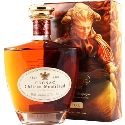 Изображение товара Коньяк Chateau de Montifaud VSOP "Clemence", Fine Petite Champagne AOC, в подарочной упаковке, 0.7 л