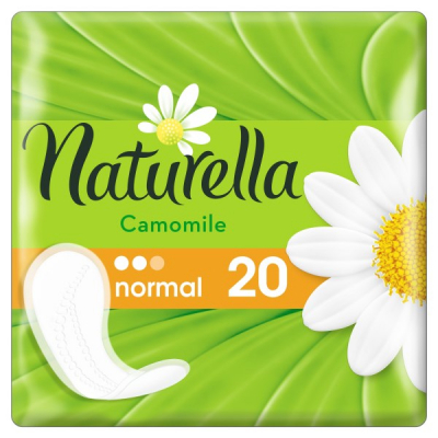 Изображение товара Прокладки Naturella Camomile normal ежедневные 20 шт для женщин комфорт и свежесть