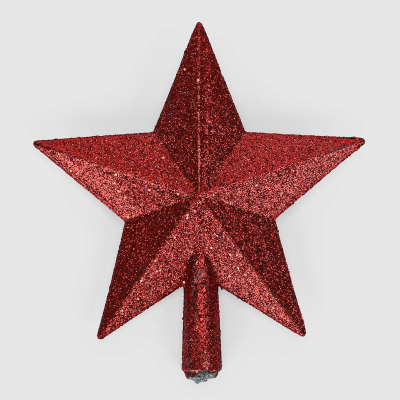 Изображение товара Верхушка для елки звезда 15 см Due Esse Christmas ассортимент