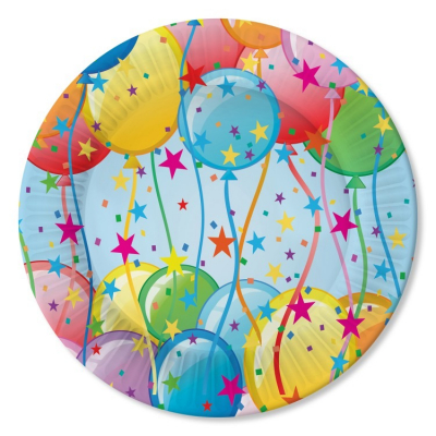 Изображение товара Тарелки бумажные ND Play Шары 23 см 6 шт