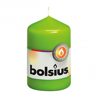 Изображение товара Декоративная свеча Bolsius Moccolo лаймовая 8x5 см парафиновая