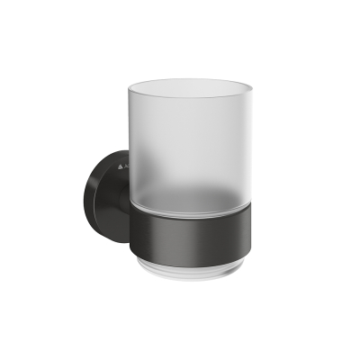 Изображение товара Стакан Aqueduto Ponto для зубных щеток оружейная сталь латунь настенный монтаж Изображение товара Стакан Aqueduto Ponto для зубных щеток оружейная сталь латунь настенный монтаж