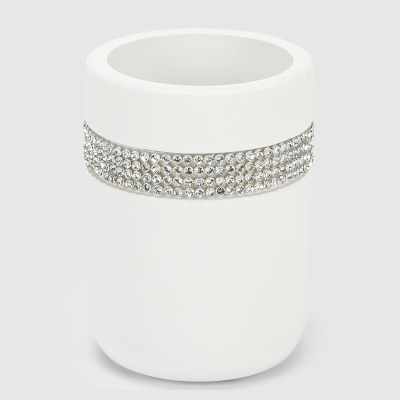 Изображение товара Стаканчик Ridder Piara белый для зубных щёток из полирезина Германия