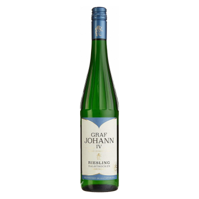 Изображение товара Вино Вино белое полусухое "Graf Johann IV" Riesling Halbtrocken, Rheingau 0,75