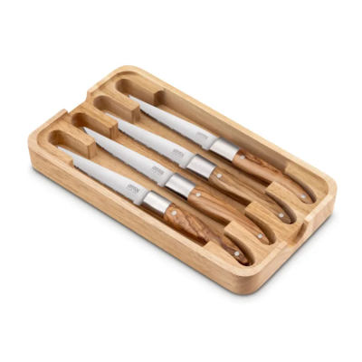 Изображение товара Набор ножей для стейка Tarrerias Bonjean Laguiole expression 4 шт подарок