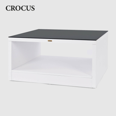 Изображение товара Кофейный столик Crocus белый 80х60х40 см Изображение товара Кофейный столик Crocus белый 80х60х40 см