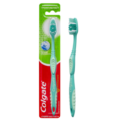Изображение товара Зубная щетка Colgate Премьер отбеливания средней жесткости для эффективной гигиены