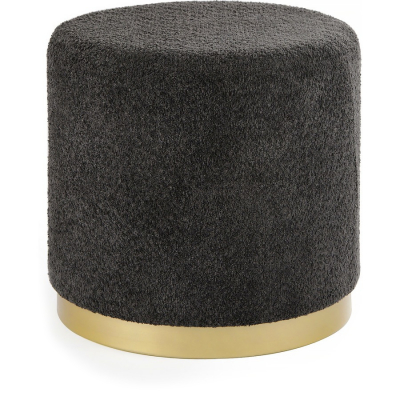 Изображение товара Пуф Glasar черный 48x48x45 см - стильный элемент интерьера