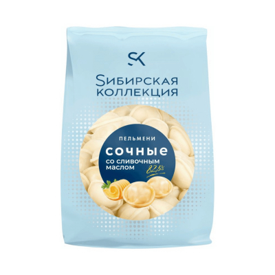 Изображение товара Пельмени Сибирская Коллекция Сочные со сливочным маслом 700 г