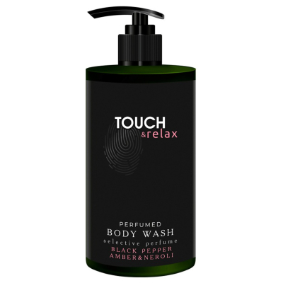 Изображение товара Гель для душа Toucn&Relax парфюмированный чёрный перец нероли амбра 450 мл