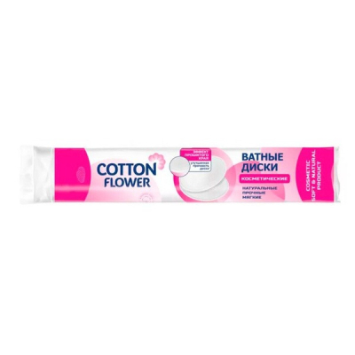 Изображение товара Ватные диски Cotton Flower 100 шт - мягкие и гигиеничные
