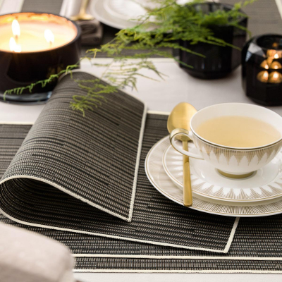 Изображение товара Подставка под горячее Togas Юнион черная 45х30 см для кухни дома и кафе