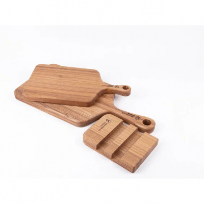 Изображение товара Набор разделочных досок из дуба на подставке, 2 шт, Россия