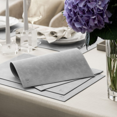 Изображение товара Подставка под горячее Togas Рейн серая 45x33 см для защиты стола