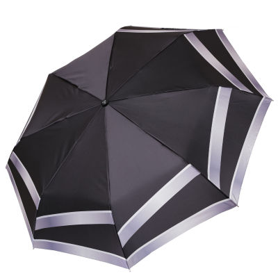 Изображение товара Женский автоматический зонт Fabretti с тремя сложениями черный